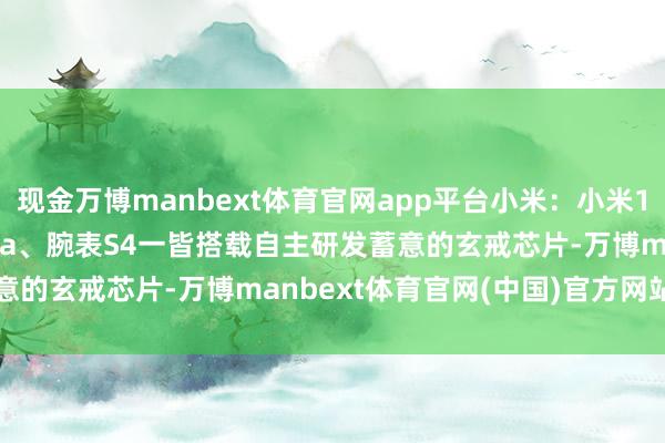 现金万博manbext体育官网app平台小米：小米15S Pro、平板7 Ultra、腕表S4一皆搭载自主研发蓄意的玄戒芯片-万博manbext体育官网(中国)官方网站登录入口