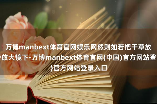 万博manbext体育官网娱乐网然则如若把干草放在一个放大镜下-万博manbext体育官网(中国)官方网站登录入口