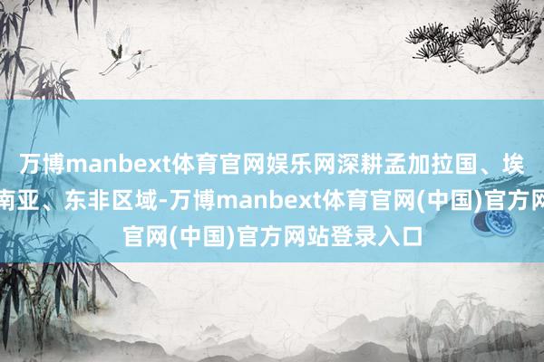 万博manbext体育官网娱乐网深耕孟加拉国、埃塞俄比亚等南亚、东非区域-万博manbext体育官网(中国)官方网站登录入口