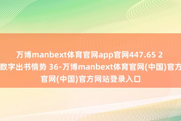 万博manbext体育官网app官网447.65 2 中国科技信息数字出书情势 36-万博manbext体育官网(中国)官方网站登录入口